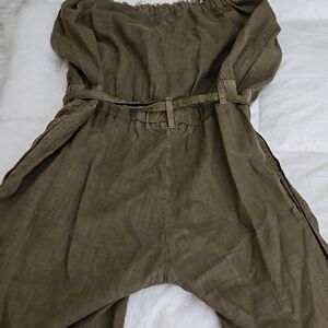 Ankle Romper strapless